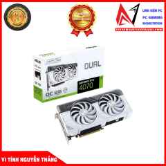 Card màn hình ASUS Dual RTX4070 White OC 12GB GDDR6X