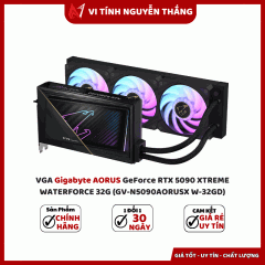 VGA Gigabyte AORUS GeForce RTX 5090 XTREME WATERFORCE 32G (GV-N5090AORUSX W-32GD)