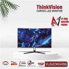 Màn hình cong VSP VL24 (CM2410Q) (24Inch/ FHD/ 75Hz/ 2Ms/ 1800R/ Màu Đen)