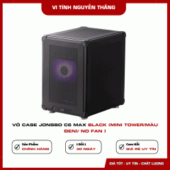 Vỏ Case Jonsbo C6 MAX BLACK (Mini Tower/Màu Đen)/ No Fan )