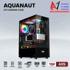 Case VSP AQUANAUT AX5 - Mid Tower - ATX (Màu Đen / No Fan)