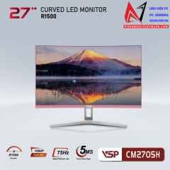 Màn hình cong VSP CM2705H (27Inch/ FHD/ VA/ 75Hz/ 6Ms/ 1500R/ Hồng)