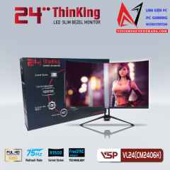 Màn hình cong VSP VL24(CM2406H) (24Inch/ VA/ FHD/ 75Hz/ 1Ms/ 1500R)