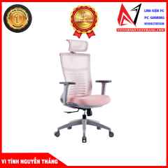 Ghế Warrior Ergonomic Chair Hero SEries Wec502 Gray-PiNK