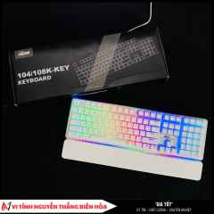 Bàn Phím Cơ Royal KLudge Rk918 Led RGB - Blue Swtich (White)