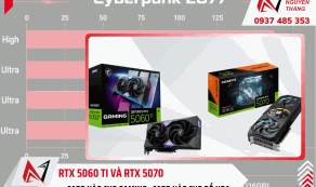 RTX 5060 Ti và RTX 5070 card nào cho gaming , card nào cho đồ họa