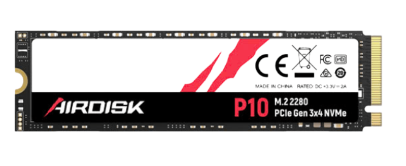 Ổ Cứng SSD Airdisk P10 256GB PCIe Gen 3×4 NVMe