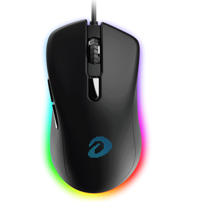  CHUỘT GAMING DAREU EM908x BLACK ( LED RGB, 10000 DPI - 150 IPS )