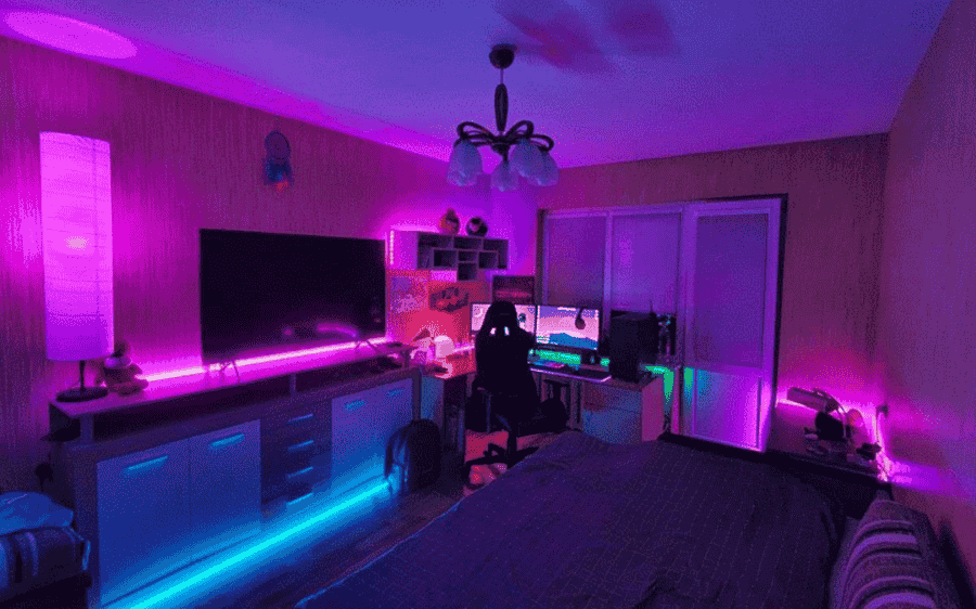 10+ Mẫu Thiết Kế Phòng Ngủ Gaming Độc Đáo, (2)