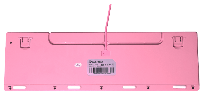 Bàn Phím Gaming Dare-U EK1280S Pink-White 