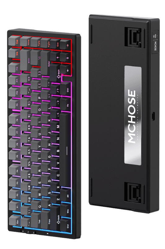 Bàn phím cơ MCHOSE G75 Pro - Black - 3 Modes