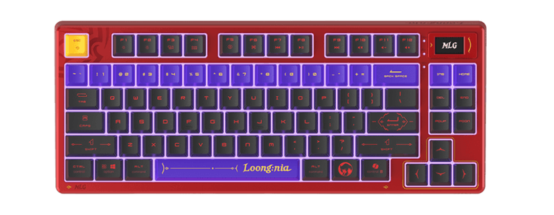 Bàn phím cơ MSI FORGE TKL Wireless MLG Edition Linear Switch