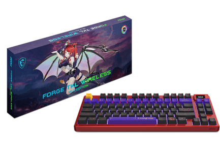 Bàn phím cơ MSI FORGE TKL Wireless MLG Edition Linear Switch