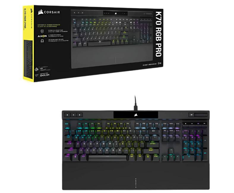 Bàn Phím Cơ Gaming Corsair K70 PRO BLK-MX Red-RGB