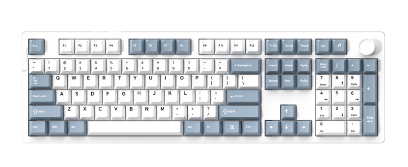 Bàn phím cơ không dây Dareu EK106 PRO - Switch Cloud (Haze Blue)