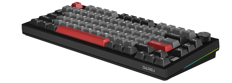 Bàn phím cơ không dây Dareu EK75 PRO AL RGB - Switch Cloud (Black - Red)