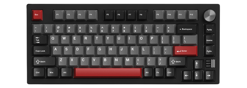         Bàn phím cơ không dây Dareu EK75 PRO AL RGB - Switch Cloud (Black - Red)