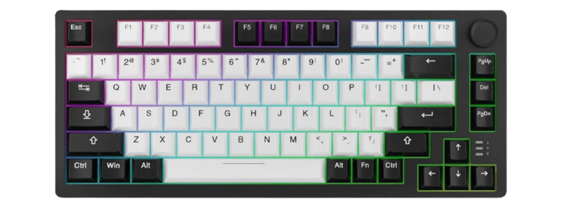 Bàn phím cơ không dây Dareu EK75 Pro - WBC - RGB - Switch Dream