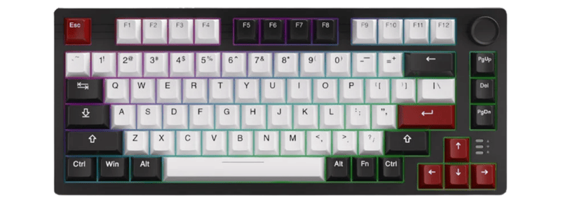 Bàn phím cơ không dây Dareu EK75 Pro - WBC - RGB - Switch Dream