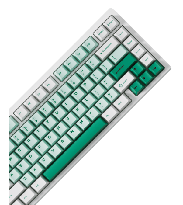 Bàn phím cơ không dây MCHOSE G75-9A Pro Green Matcha Latte Switch V2