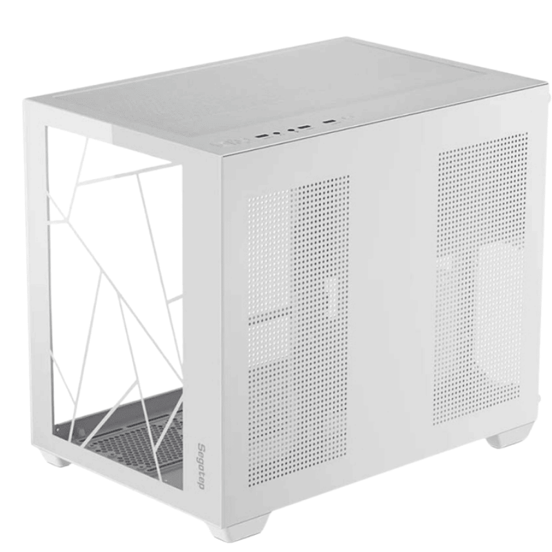 Case Segotep LUMI II WHITE TYPE-C (MATX/Mid Tower/Màu Trắng)