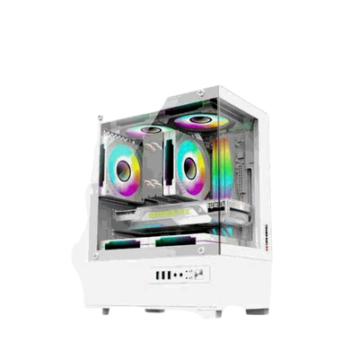 PC GAMING DRAGON WHITE 2024 (I3 10105F/16GB DDR4/ RX580 8GB/ M.2 256GB)