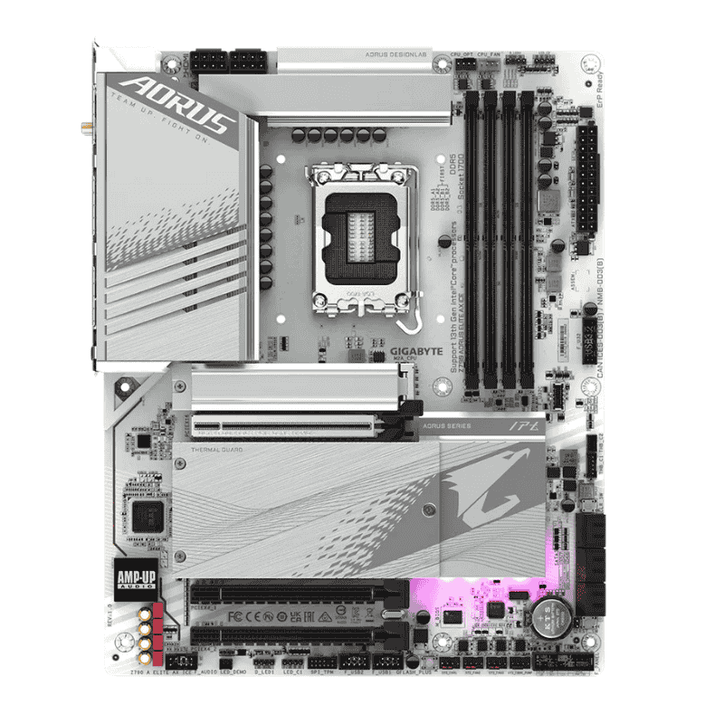 Bo mạch chủ GIGABYTE Z790 AORUS ELITE AX ICE DDR5