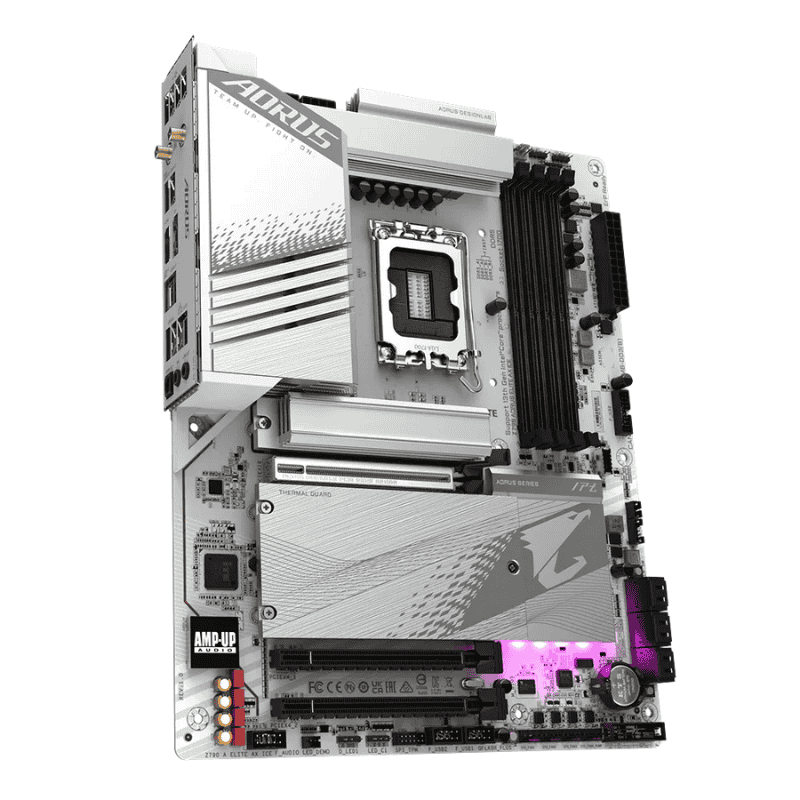 Bo mạch chủ GIGABYTE Z790 AORUS ELITE AX ICE DDR5