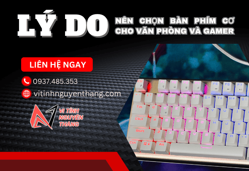 Cách chọn bàn phím cơ chuẩn cho dân văn phòng và gamer