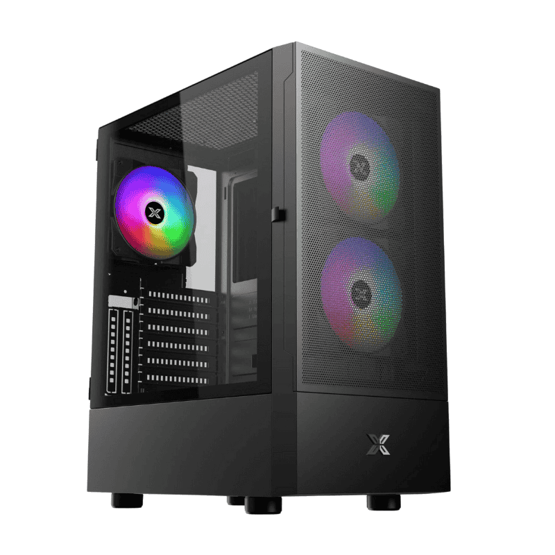 CASE XIGMATEK SKY III 3F - ATX (Black) (Tặng 3 Fan) (EN47695)