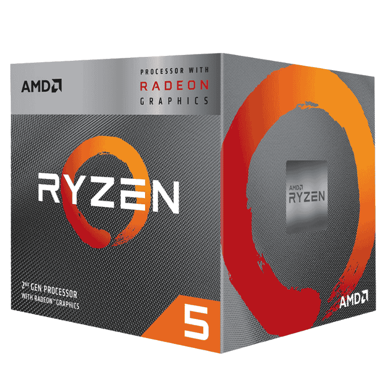 CPU AMD Ryzen 5 3400G (3.7GHz Turbo Up To 4.2GHz, 4 Nhân 8 Luồng, 4MB Cache, 65W, AM4) Box Chính Hãng
