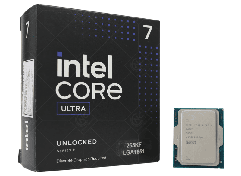 CPU Intel Core Ultra 7 265KF ( 20 Nhân 20 Luồng, 30MB , 125W, LGA1851) Tray Chính Hãng