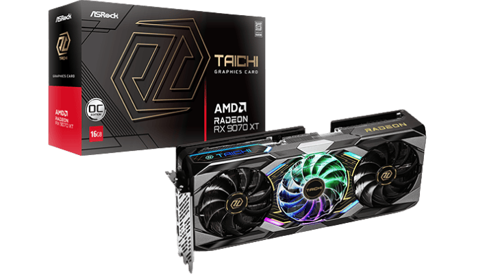 Card Màn Hình ASROCK TAICHI RX 9070 XT TC 16GO