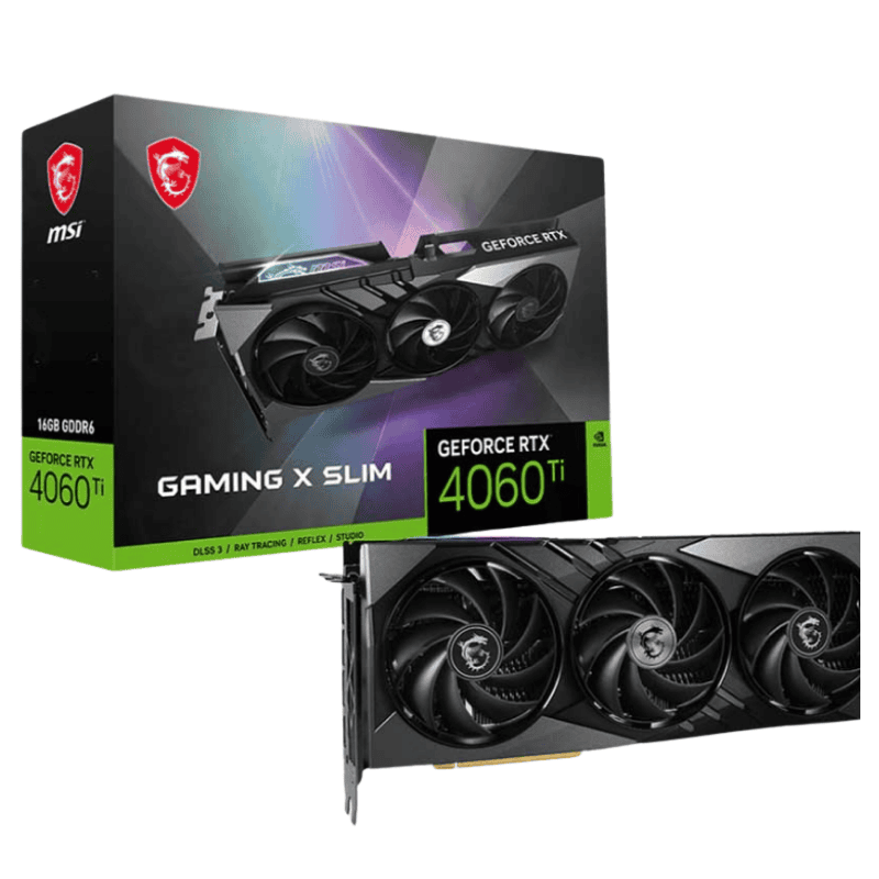 Card Màn Hình MSI RTX 4060 Ti 16GB Gaming X Slim