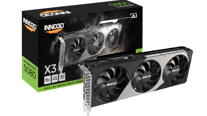 Card Màn hình INNO3D GeForce RTX 5080 X3 16GB