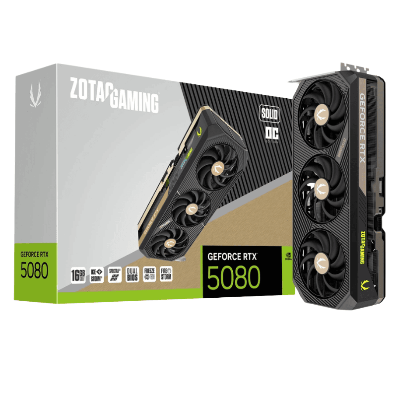 Card Màn hình ZOTAC Gaming  Geforce RTX 5080 SOLID OC