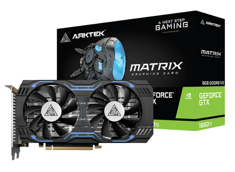 Card màn hình ARKTECK GTX 1660 Ti 6GB GDDR6 V2