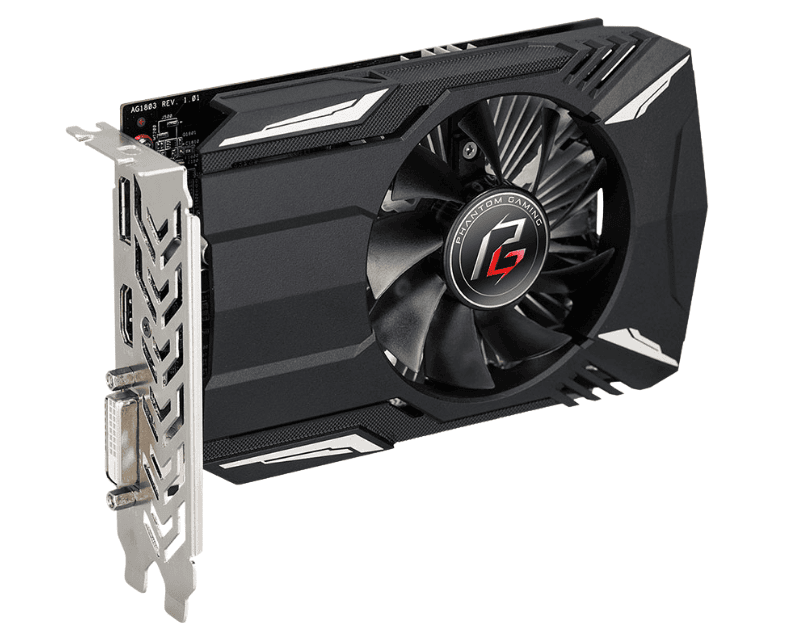 Card màn hình ASRock Phantom RX550 4GB DDR5