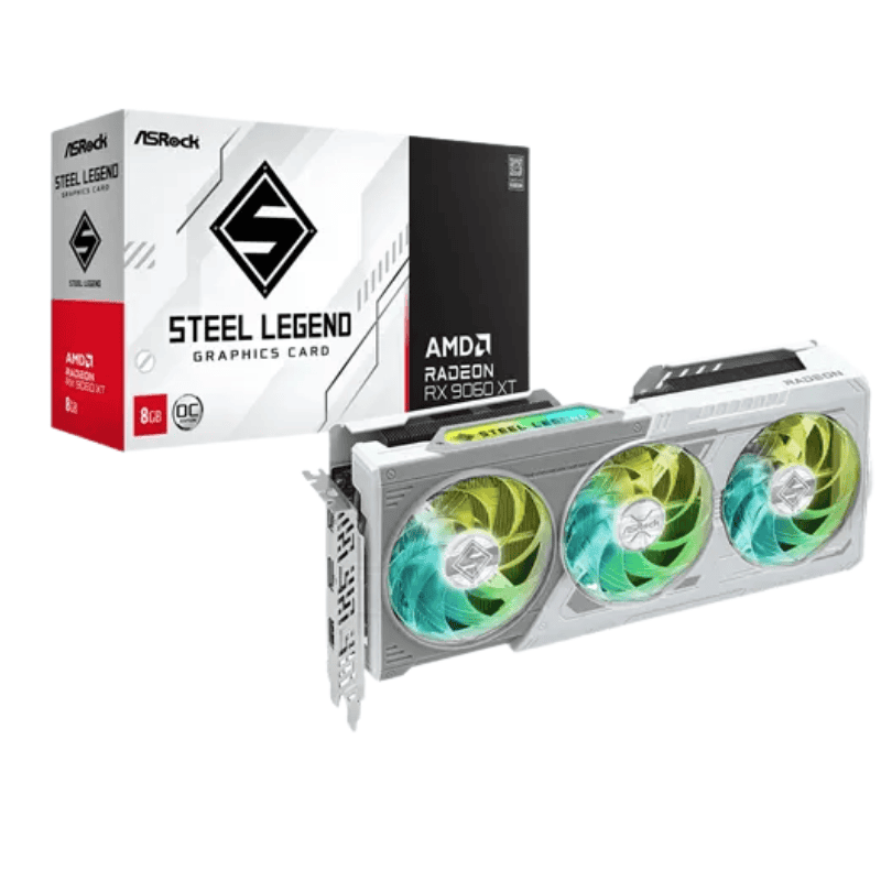 Card màn hình ASRock RX 9060 XT Steel Legend 8GB OC