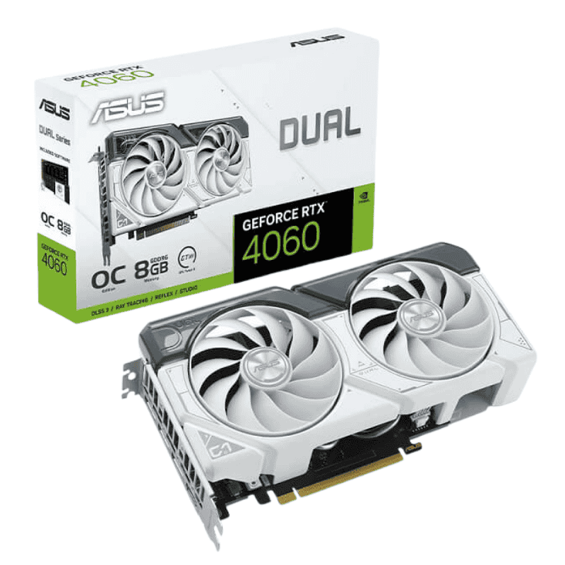 Card màn hình ASUS Dual RTX4060 8GB OC White