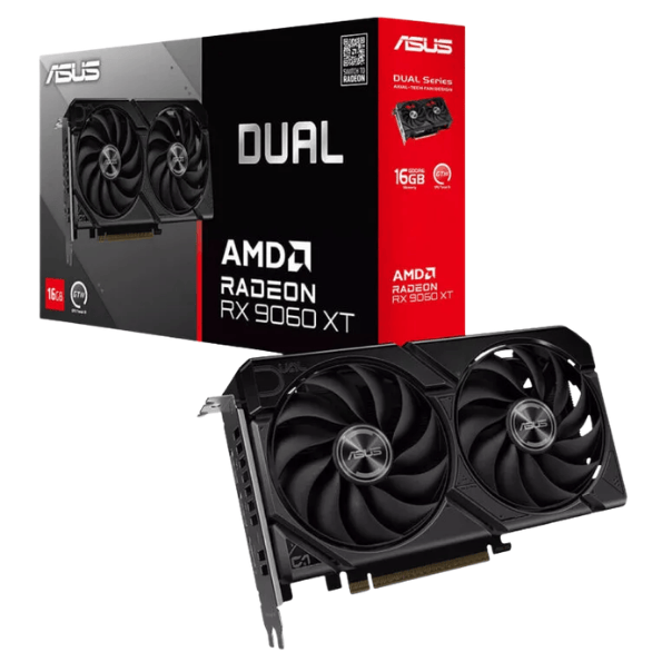 Card màn hình Asus Dual Radeon RX 9060 XT 16GB GDDR6