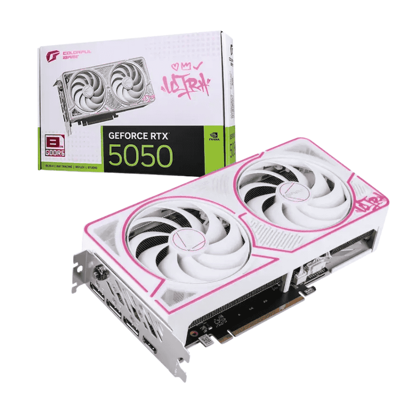 Card màn hình Colorful iGame GeForce RTX 5050 Ultra W Duo OC 8GB-V  (2 FAN)
