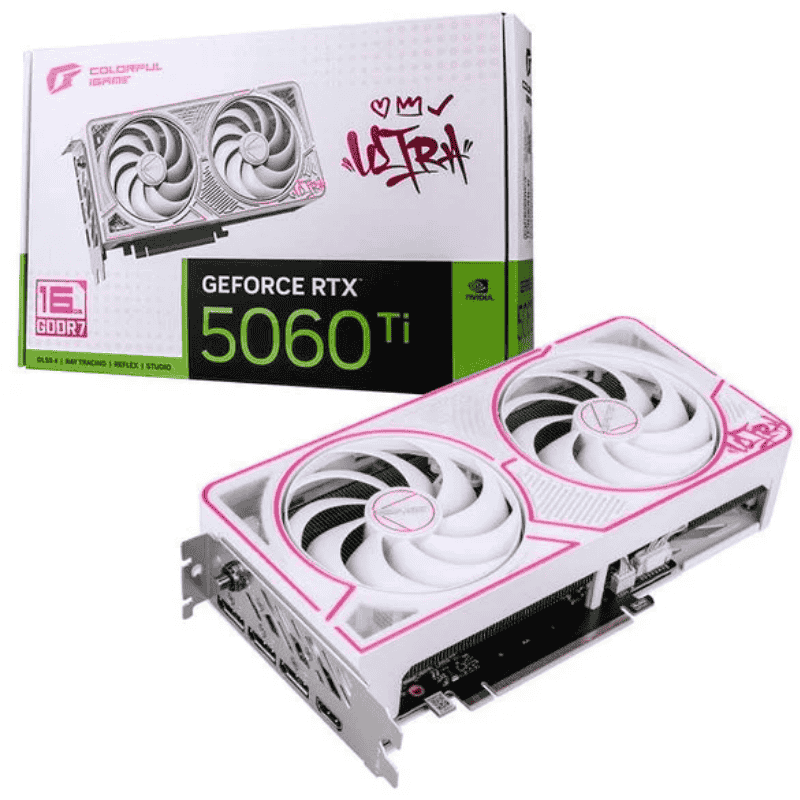 Card màn hình Colorful iGame GeForce RTX 5060 Ti Ultra W DUO OC 16GB-V