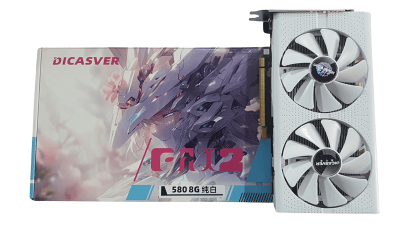 Card màn hình Dicasver RX580 8GB White