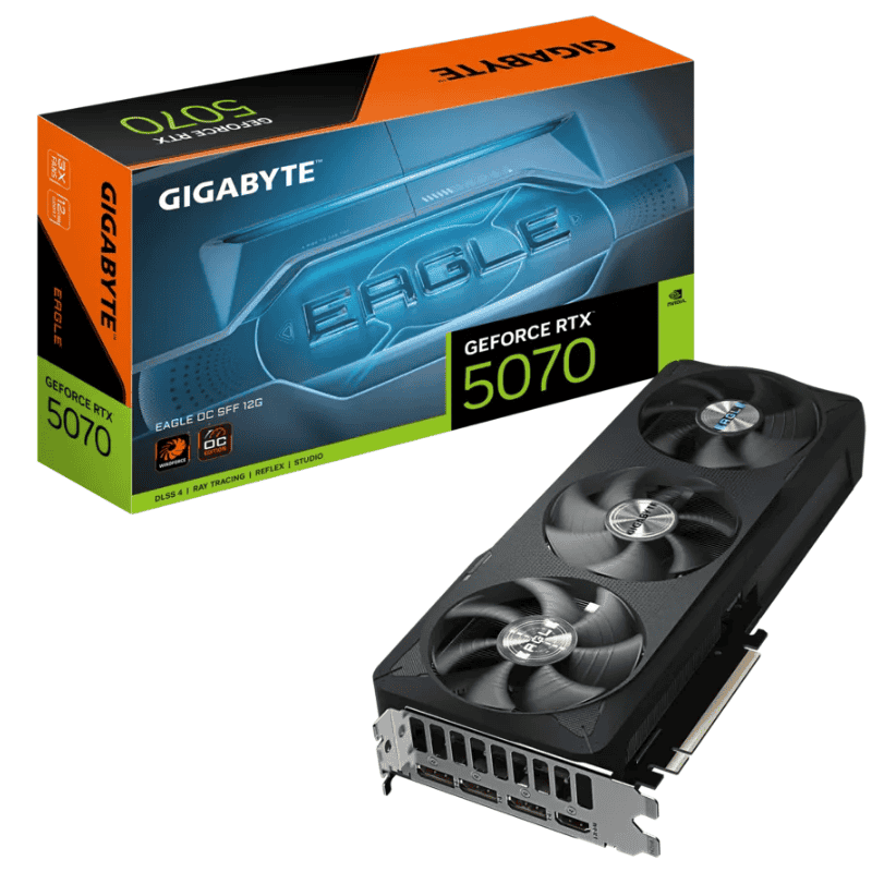 Card màn hình GIGABYTE GeForce RTX 5070 EAGLE OC SFF 12G 12GB GDDR7 (GV-N5070EAGLE OC-12GD)