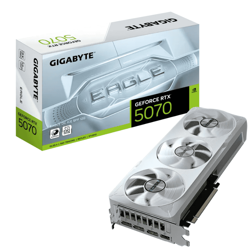 Card màn hình Gigabyte GeForce RTX™ 5070 EAGLE OC ICE SFF 12G