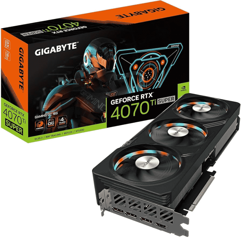 Card màn hình GIGABYTE RTX 4070 Ti Super Gaming OC 16GB