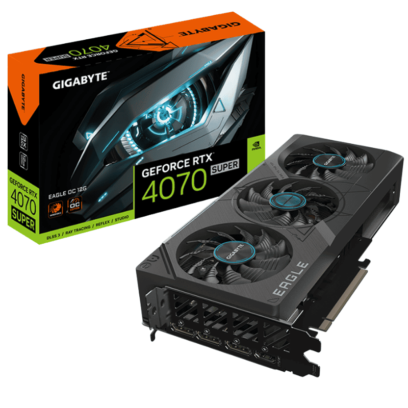 Card màn hình GIGABYTE RTX4070 Super EAGle OC 12G