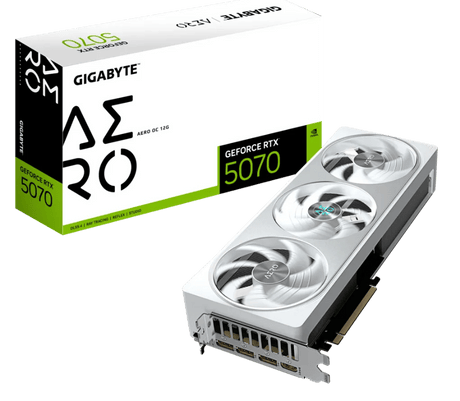 Card màn hình Gigabyte GeForce RTX™ 5070 AERO OC 12G