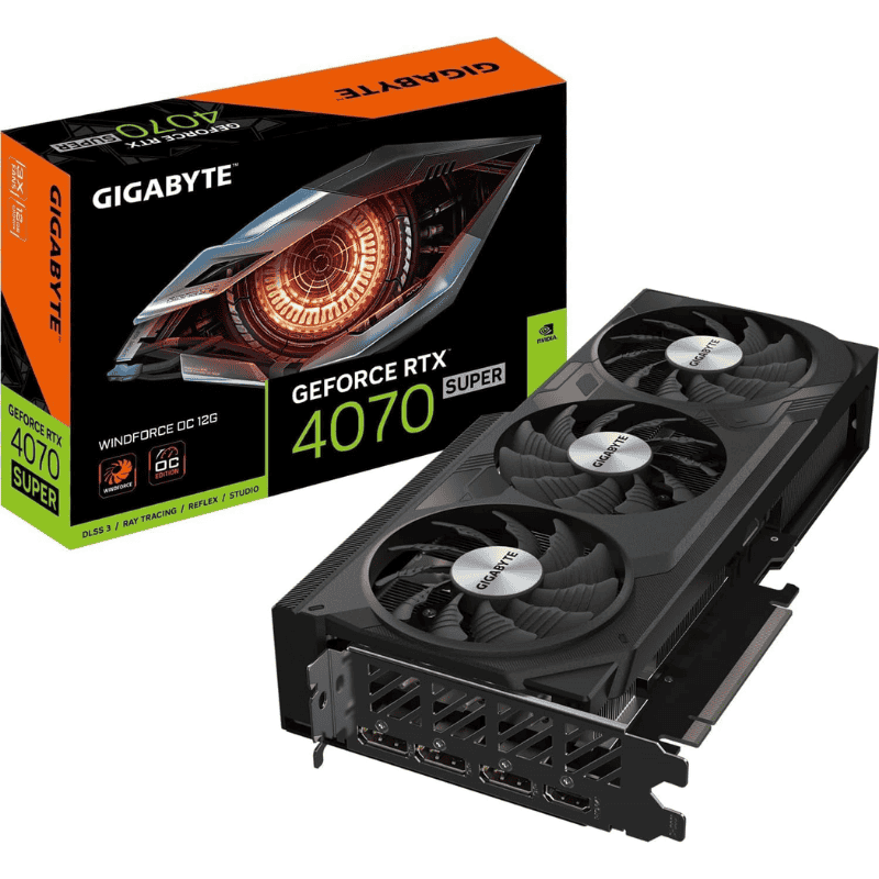 Card màn hình Gigabyte RTX 4070 SUPER WINDFORCE OC-12G